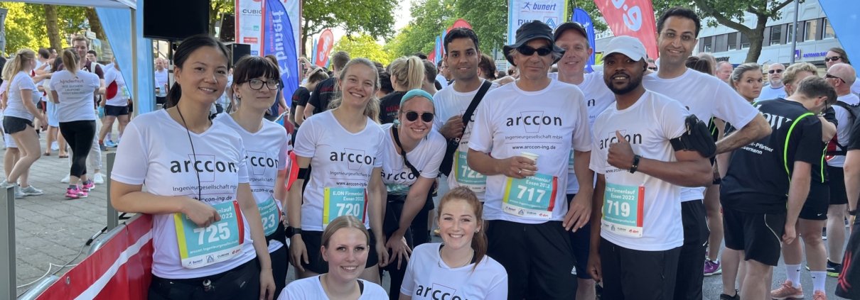 E.ON Firmenlauf Essen, Arccon, Ingenieure laufen