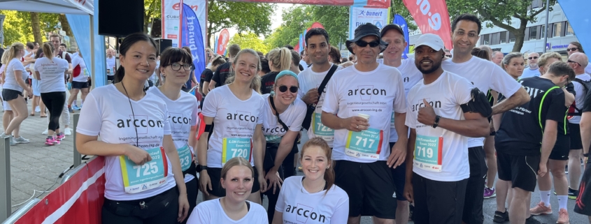 E.ON Firmenlauf Essen, Arccon, Ingenieure laufen